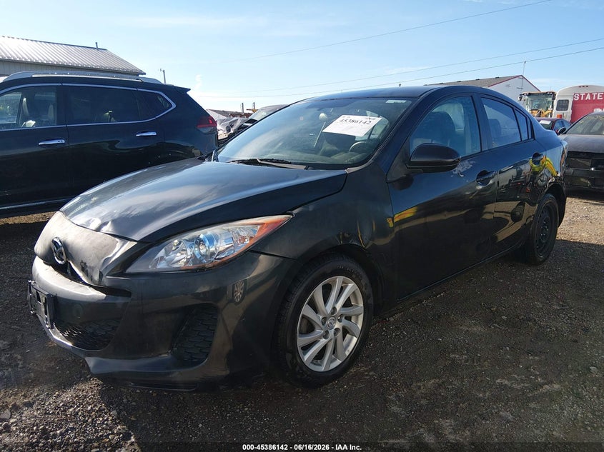 Vin: jm1bl1v76c1671280, lot: 45884137, mazda mazda3 i touring 20122