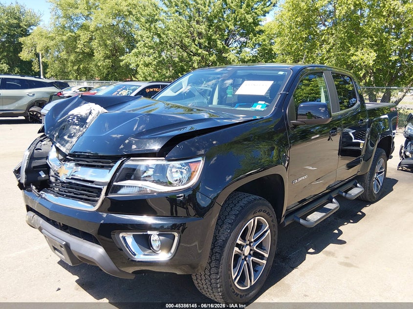 VIN 1GCGTCEN4K1356850 2019 CHEVROLET COLORADO LT