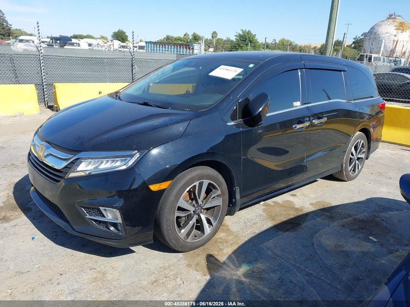 Vin: 5fnrl6h96kb087881, lot: 45884170, honda odyssey elite 20192