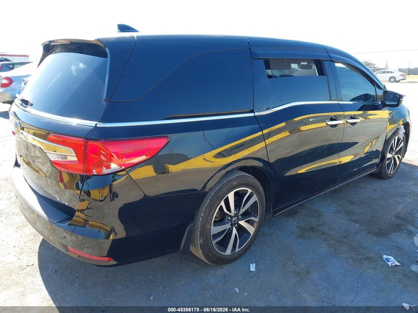Vin: 5fnrl6h96kb087881, lot: 45884170, honda odyssey elite 20194