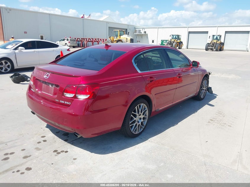 2010 LEXUS GS 350 auction photo 4