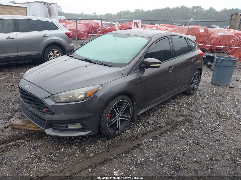 Vin: 1fadp3l98fl381490, lot: 45884204, ford focus st 20152