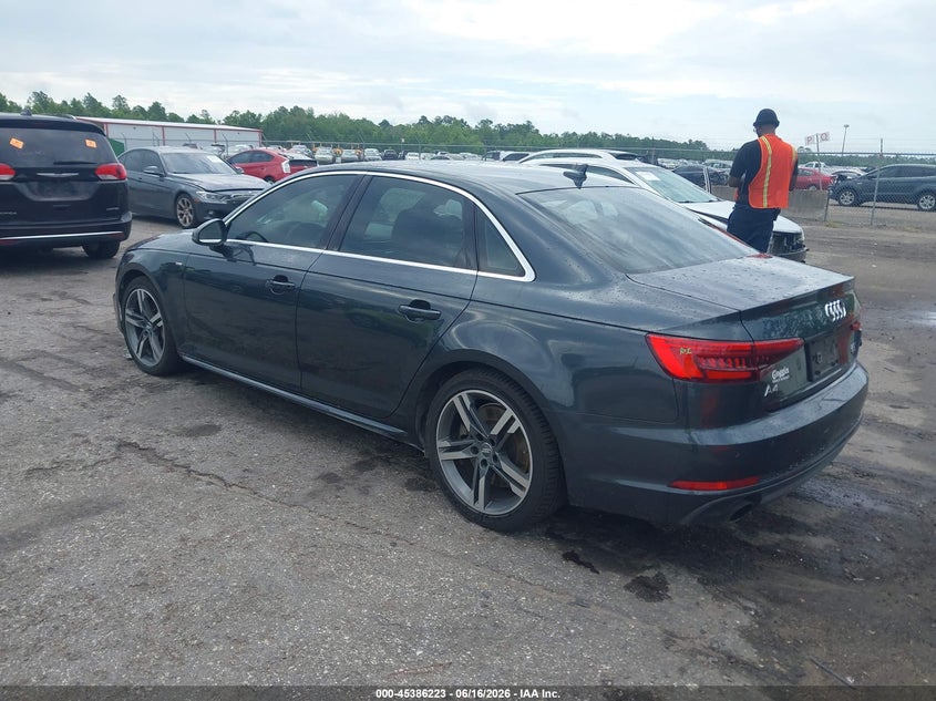 Vin: wauenaf44ha140546, lot: 45884218, audi a4 premium plus 20173