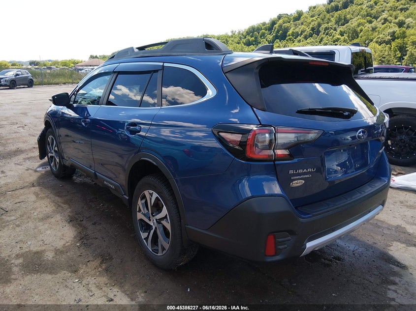 Vin: 4s4btanc1m3154631, lot: 45884222, subaru outback limited 20213