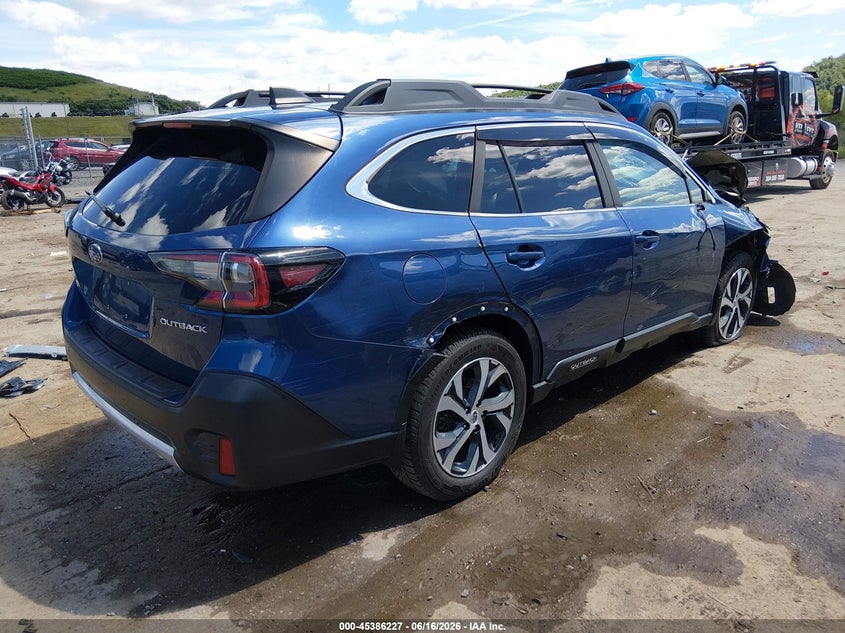 Vin: 4s4btanc1m3154631, lot: 45884222, subaru outback limited 20214
