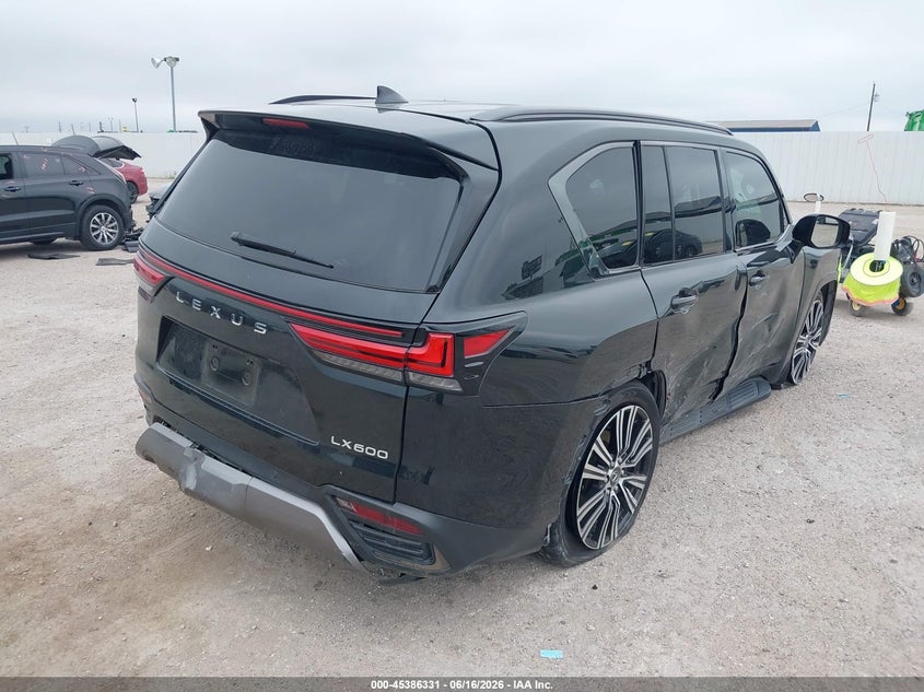 Vin: jtjgb7cx8r4052747, lot: 45884326, lexus lx 600 luxury 20244