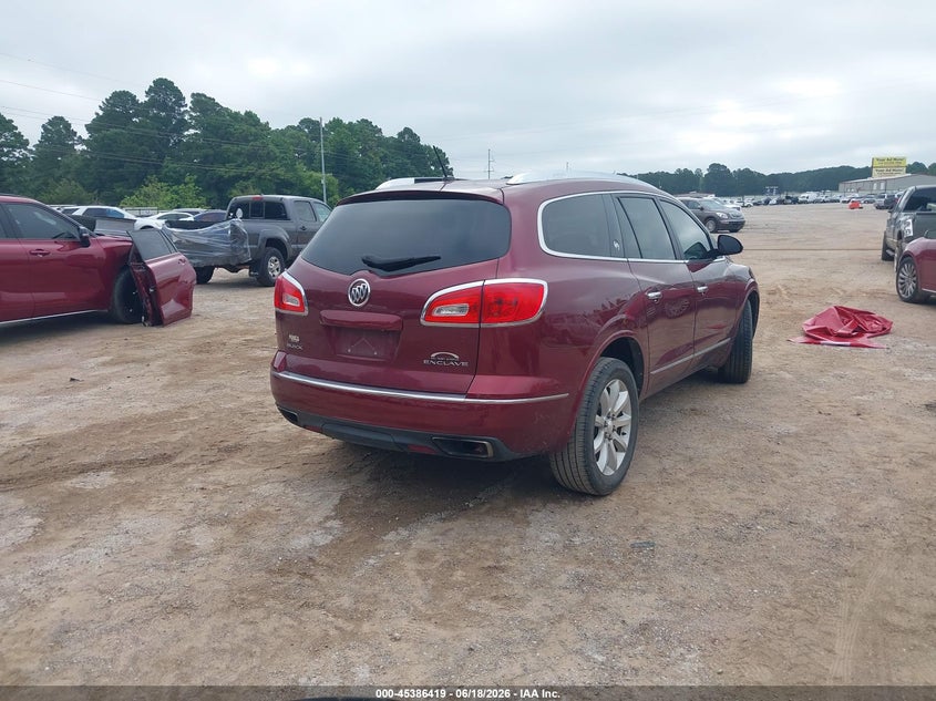 Vin: 5gakrckdxfj356203, lot: 45884414, buick enclave premium 20154