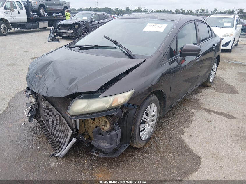 2014 Honda Civic Lx 2HGFB2F57EH524740 photo 1