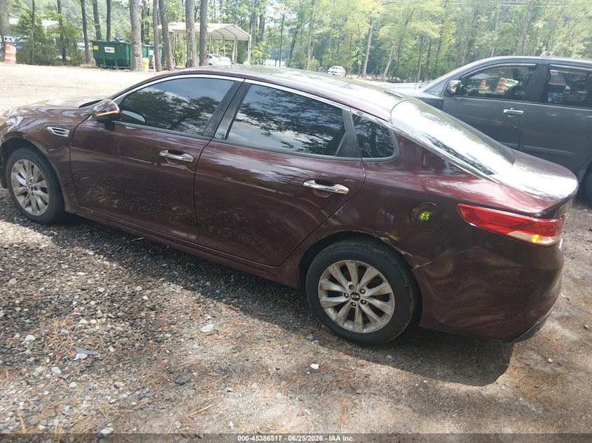 Vin: 5xxgu4l38gg095514, lot: 45884512, kia optima ex 20163
