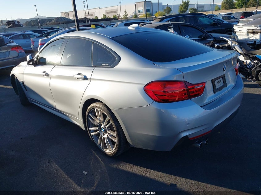 Vin: wba4a5c57fg052287, lot: 45884580, bmw 428 gran coupe 20153