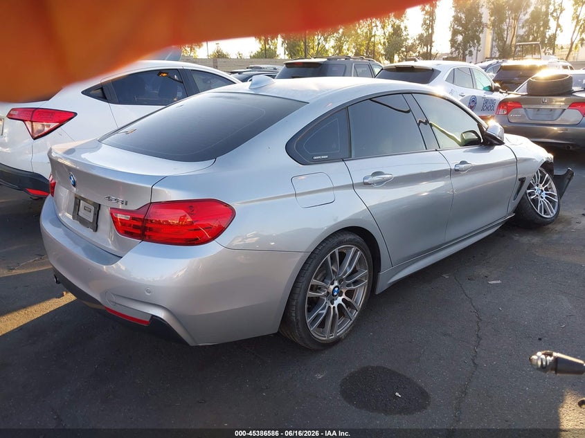 Vin: wba4a5c57fg052287, lot: 45884580, bmw 428 gran coupe 20154