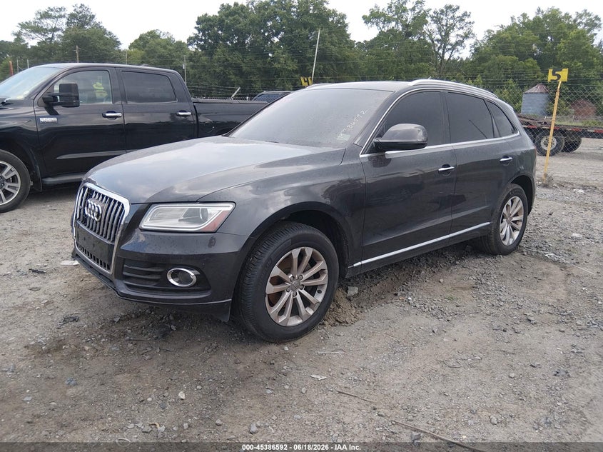 Vin: wa1cfafpxfa087439, lot: 45884587, audi q5 2.0t premium 20152