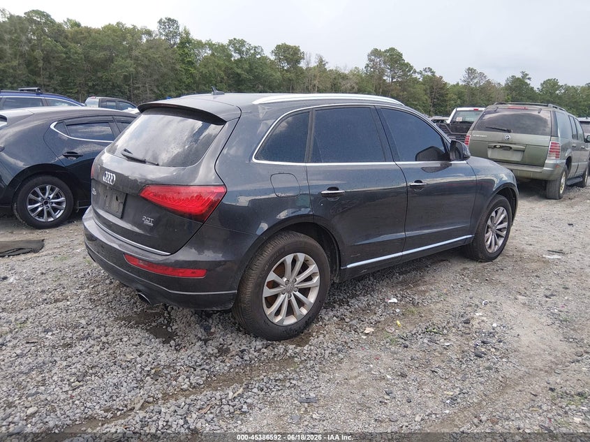 Vin: wa1cfafpxfa087439, lot: 45884587, audi q5 2.0t premium 20154