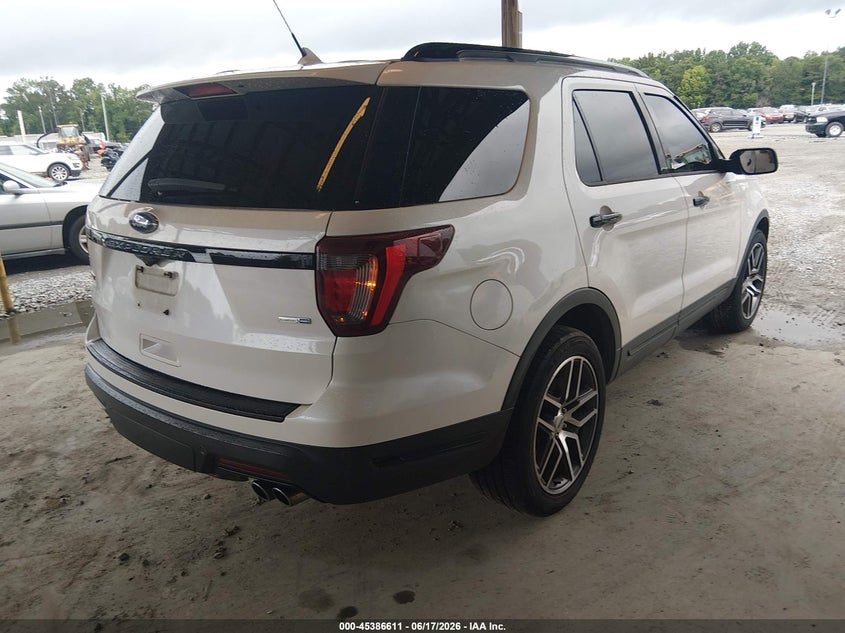 2018 FORD EXPLORER auction photo 4