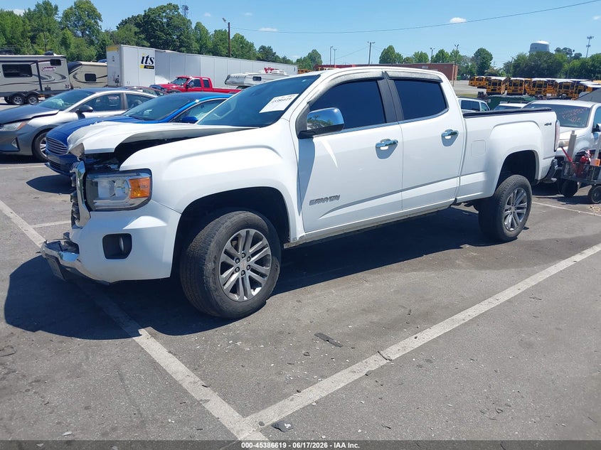Vin: 1gtp6de19g1355873, lot: 45884614, gmc canyon 4wd slt 20162
