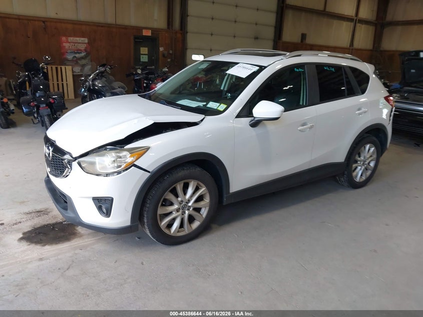 Vin: jm3ke4dy1e0351032, lot: 45884639, mazda cx-5 grand touring 20142
