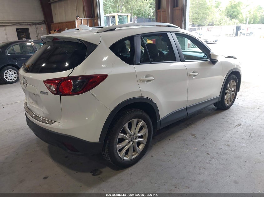 Vin: jm3ke4dy1e0351032, lot: 45884639, mazda cx-5 grand touring 20144