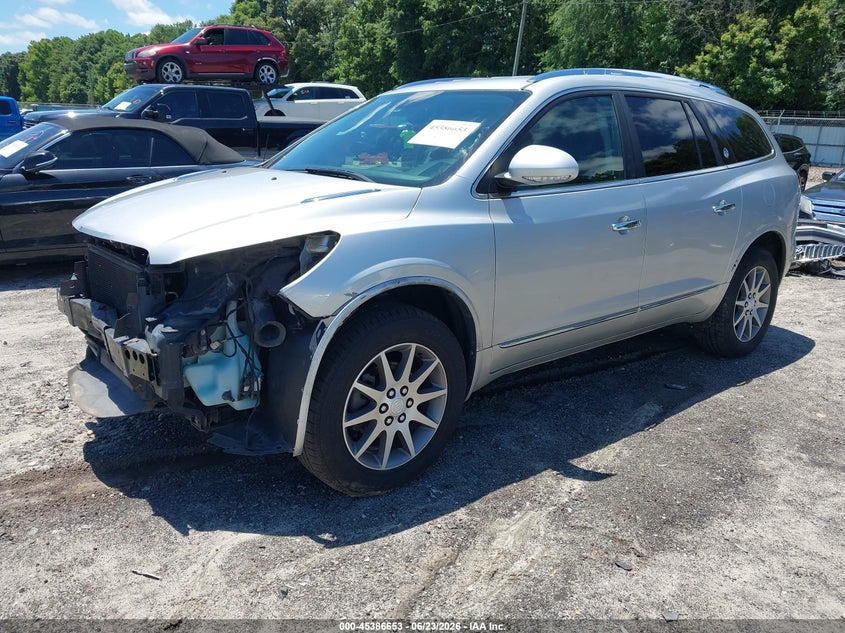 Vin: 5gakvbkd6ej137128, lot: 45884648, buick enclave leather 20142