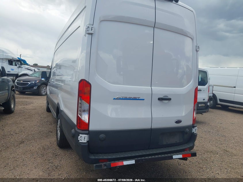 Vin: 1ftbw3xk9nka30447, lot: 45884666, ford e-transit-350 cargo van 20223