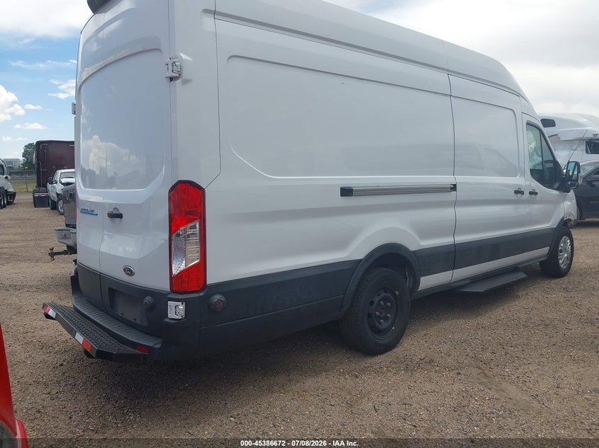 Vin: 1ftbw3xk9nka30447, lot: 45884666, ford e-transit-350 cargo van 20224