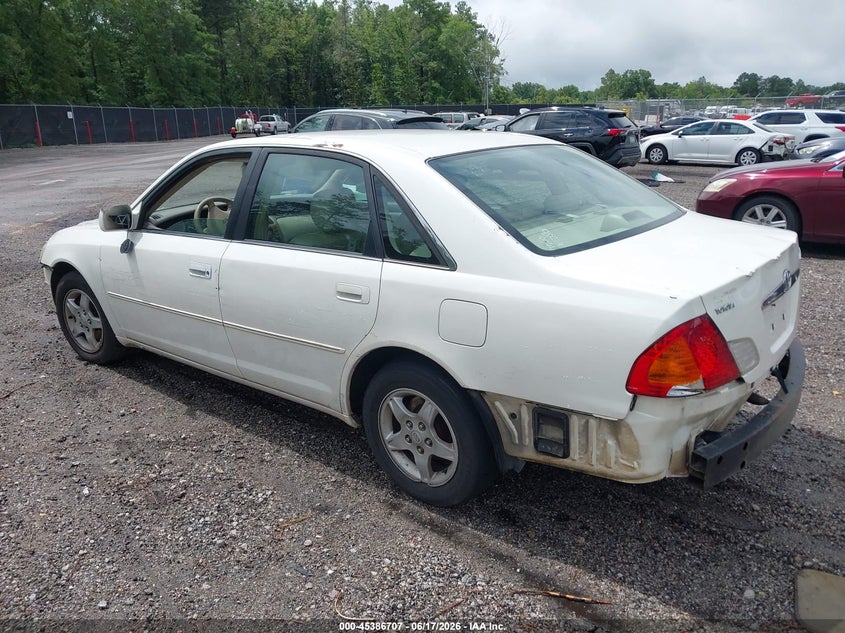 2002 TOYOTA AVALON SEDAN 3.0L V-6 DOHC, VVT, 210HP
