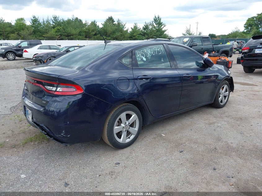 Vin: 1c3cdfbb0fd144432, lot: 45884734, dodge dart sxt 20154