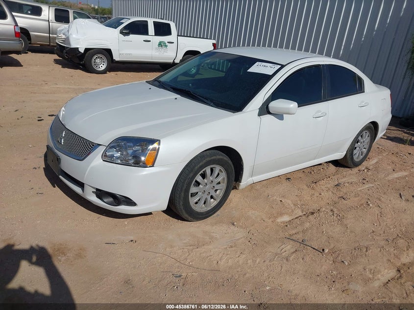 Vin: 4a32b2ff8be018369, lot: 45884756, mitsubishi galant fe 20112