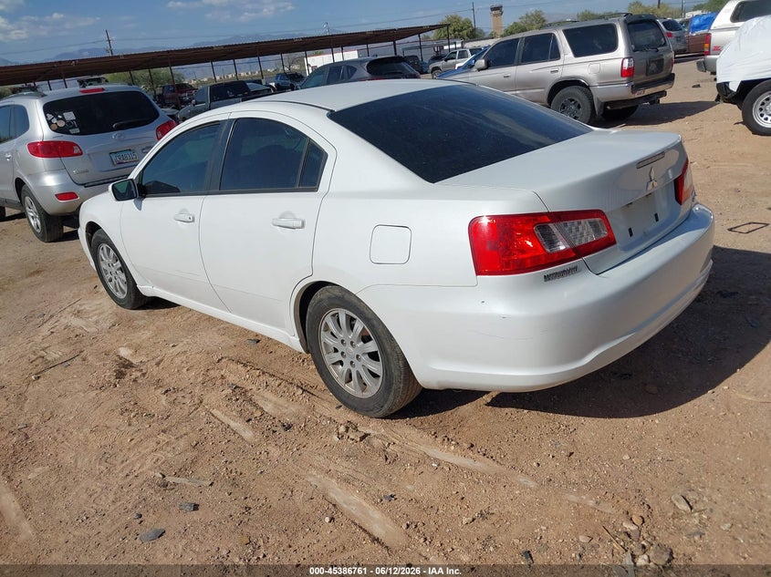 Vin: 4a32b2ff8be018369, lot: 45884756, mitsubishi galant fe 20113