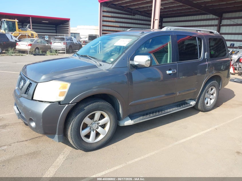 Vin: 5n1aa0nd7cn618478, lot: 45884897, nissan armada sv 20122