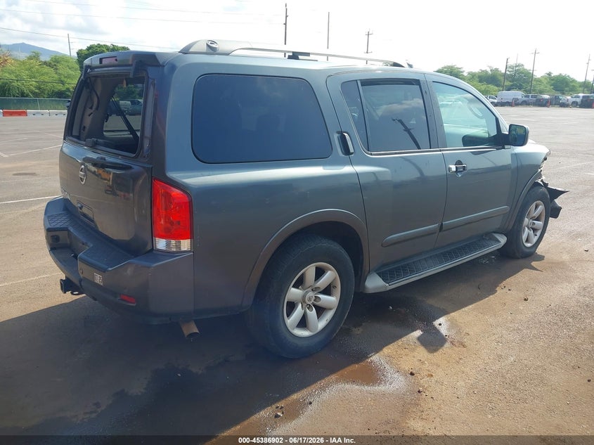Vin: 5n1aa0nd7cn618478, lot: 45884897, nissan armada sv 20124