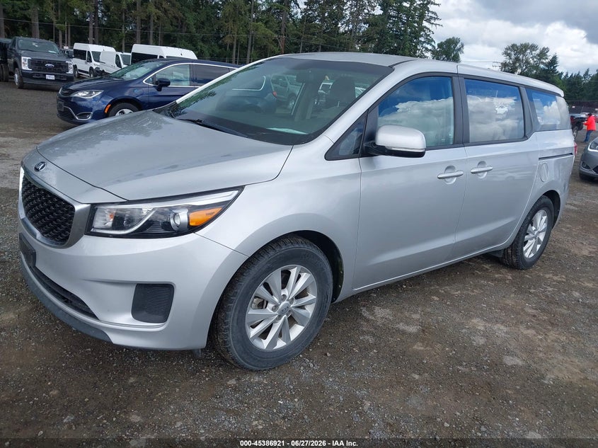 2018 Kia Sedona L KNDMA5C10J6401515 photo 1