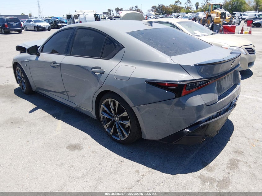 Vin: jthgz1b25r5076921, lot: 45884962, lexus is 350 f sport 20243