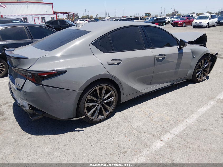 Vin: jthgz1b25r5076921, lot: 45884962, lexus is 350 f sport 20244