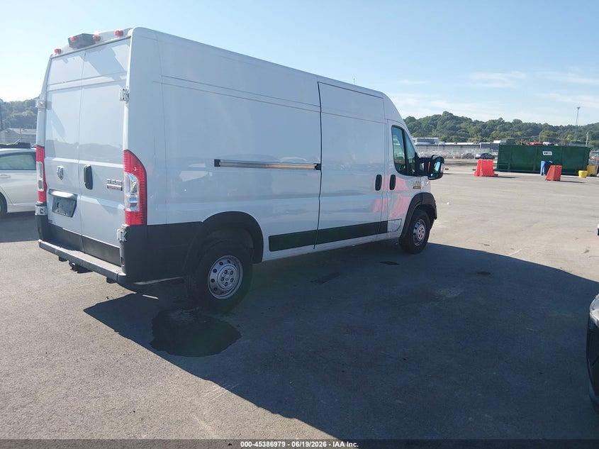 Vin: 3c6lrvdg0me532019, lot: 45884974, ram promaster 2500 high roof 159 wb 20214