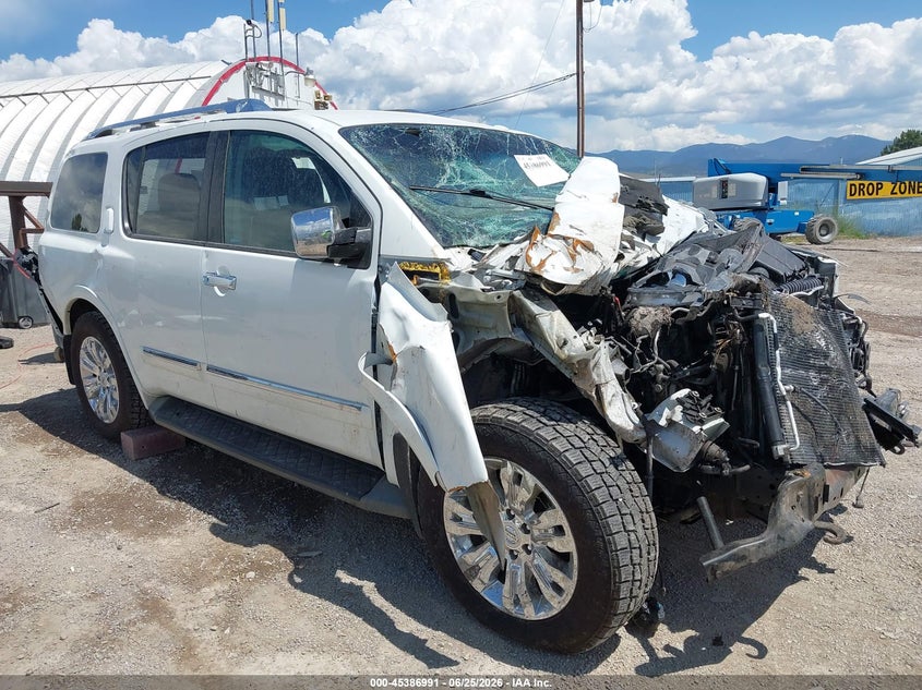 Vin: 5n1aa0ne2fn618725, lot: 45884986, nissan armada platinum 20151