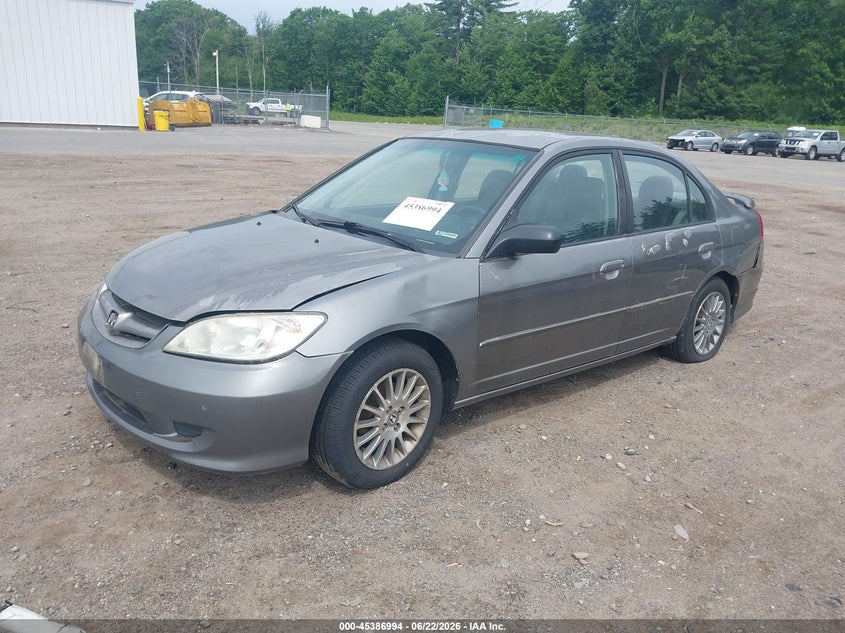2005 Honda Civic Lx 2HGES16515H630221 photo 1