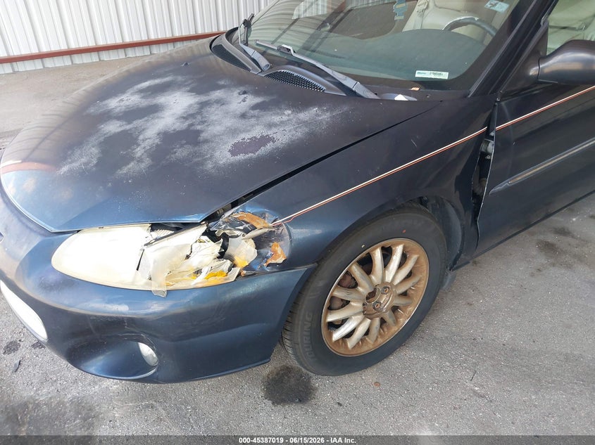 2002 Chrysler Sebring Limited VIN: 1C3EL65R62N103523 Lot: 45387019