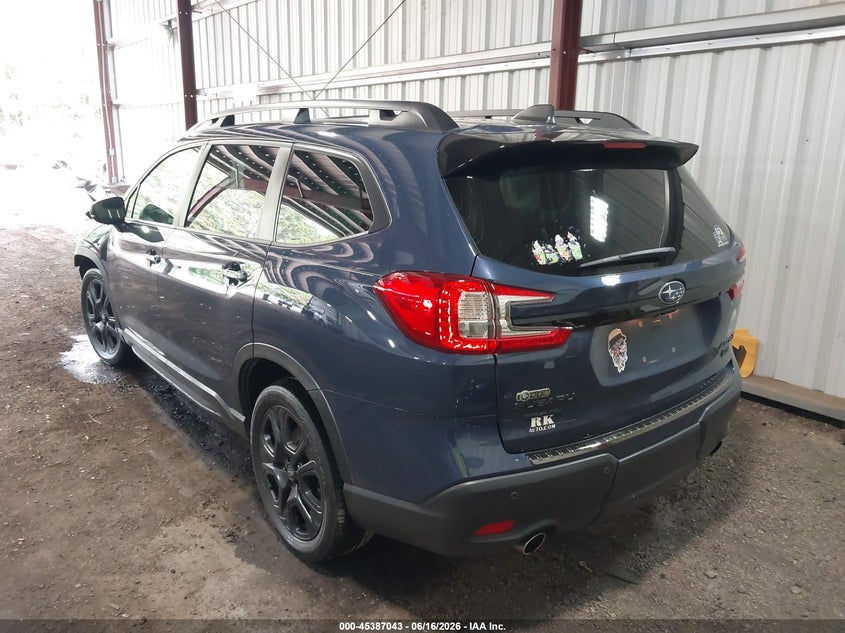 Vin: 4s4wmahd3r3423688, lot: 45885038, subaru ascent onyx edition 7-passenger 20243