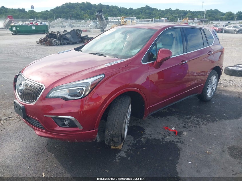Vin: lrbfxcsa9hd241099, lot: 45885145, buick envision preferred 20172