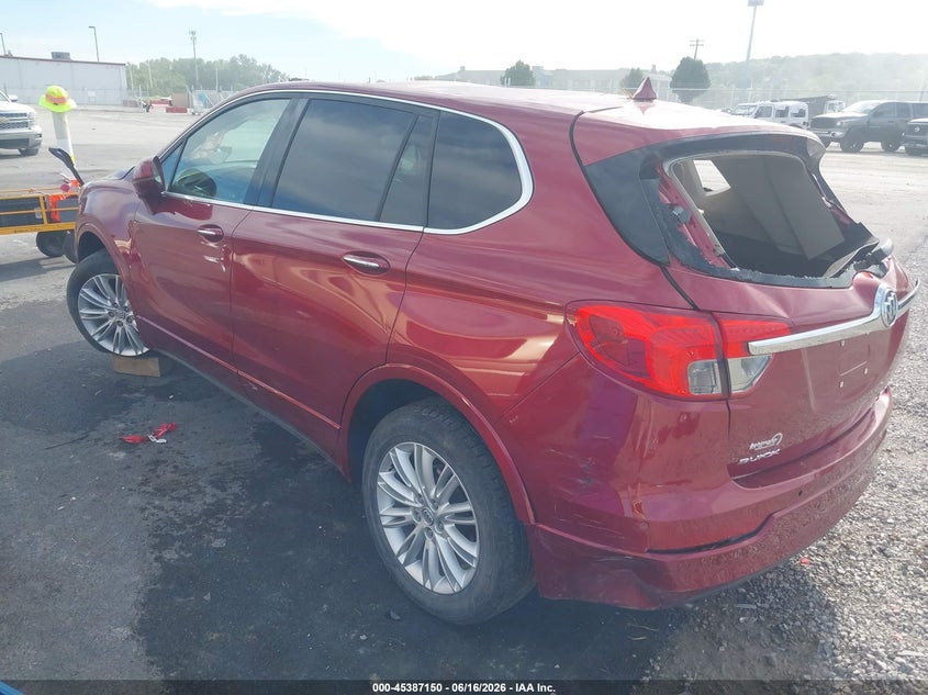 Vin: lrbfxcsa9hd241099, lot: 45885145, buick envision preferred 20173