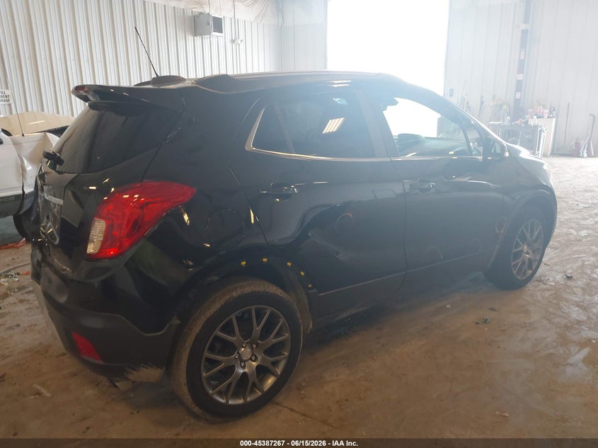 Vin: kl4cj2sm2gb611209, lot: 45885262, buick encore sport touring 20164