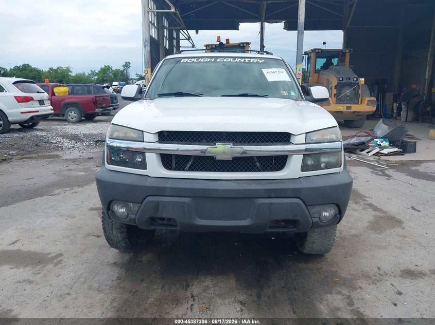 2003 Chevrolet Avalanche 1500 VIN: 3GNEK13T23G156396 Lot: 45387306
