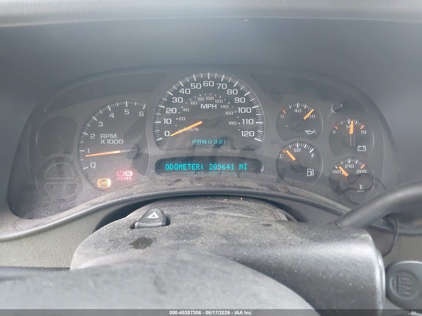 2003 Chevrolet Avalanche 1500 VIN: 3GNEK13T23G156396 Lot: 45387306