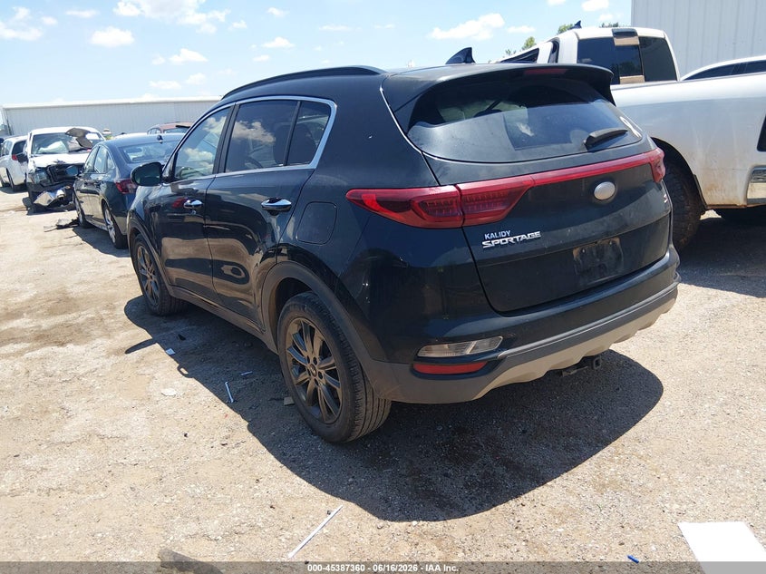 VIN KNDP63AC6L7668758 2020 KIA SPORTAGE S