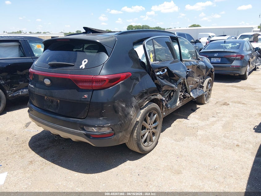 VIN KNDP63AC6L7668758 2020 KIA SPORTAGE S
