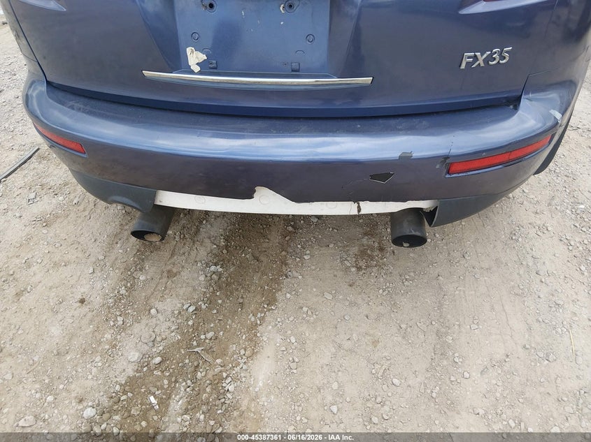 2006 Infiniti Fx35 VIN: JNRAS08W36X211586 Lot: 45387361