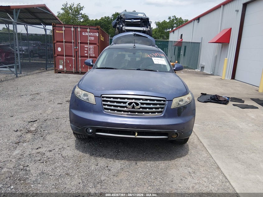 2006 Infiniti Fx35 VIN: JNRAS08W36X211586 Lot: 45387361