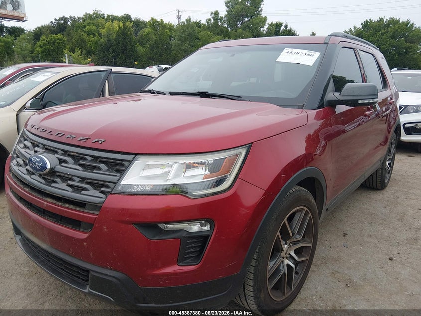 Vin: 1fm5k7d84kga08391, lot: 45885375, ford explorer xlt 20192
