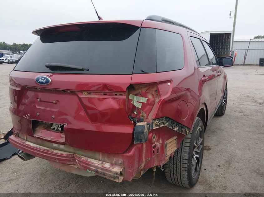 Vin: 1fm5k7d84kga08391, lot: 45885375, ford explorer xlt 20194