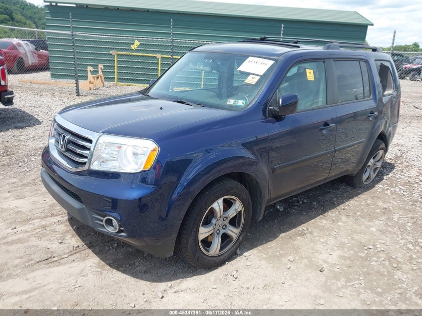 2013 Honda Pilot Ex-L 5FNYF4H59DB069334 photo 1